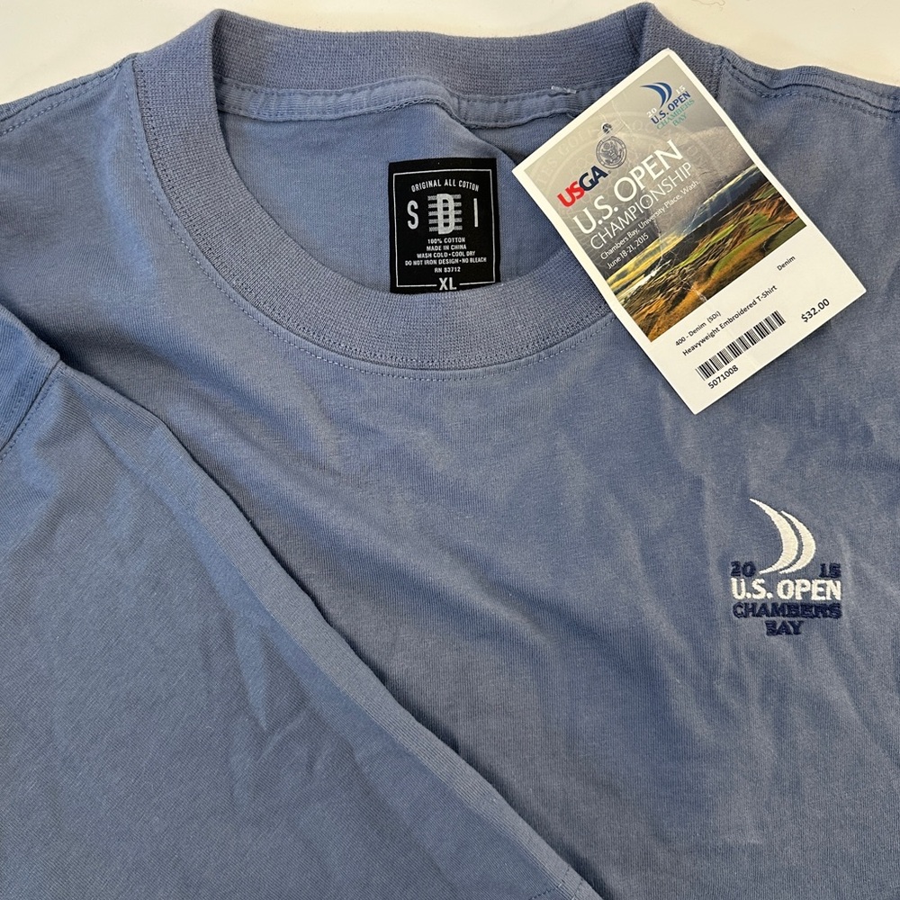 NWT USGA Chambers Bay US‎ Open 2015 Championship Golf T-Shirt Unisex Men’s XL